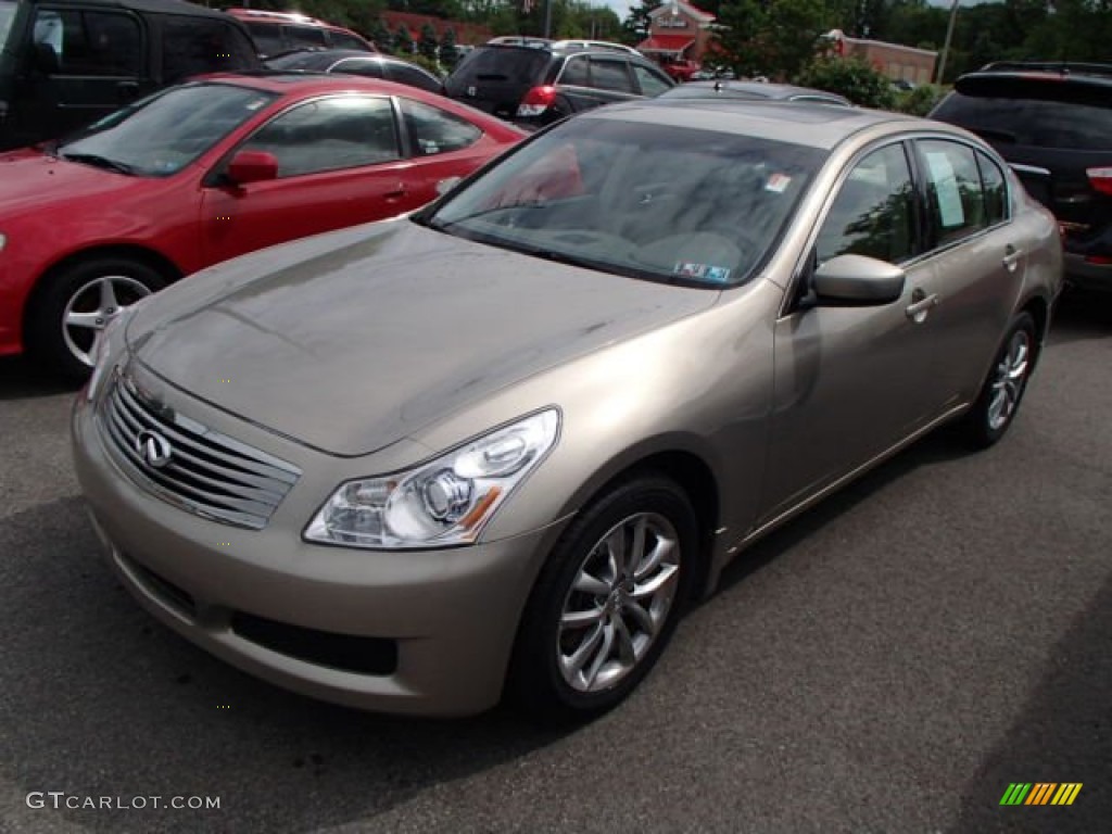 2009 G 37 x Sedan - Sahara Sandstone / Wheat photo #3