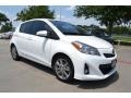 2012 Super White Toyota Yaris L 5 Door  photo #7