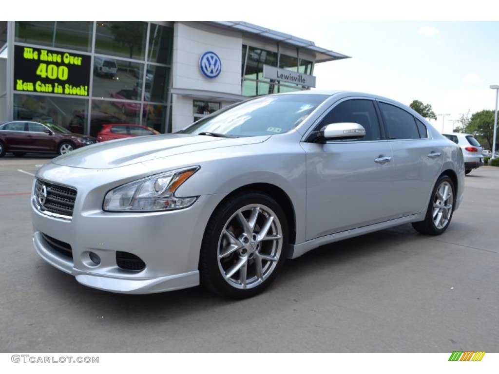 2010 Maxima 3.5 SV Sport - Radiant Silver / Charcoal photo #1