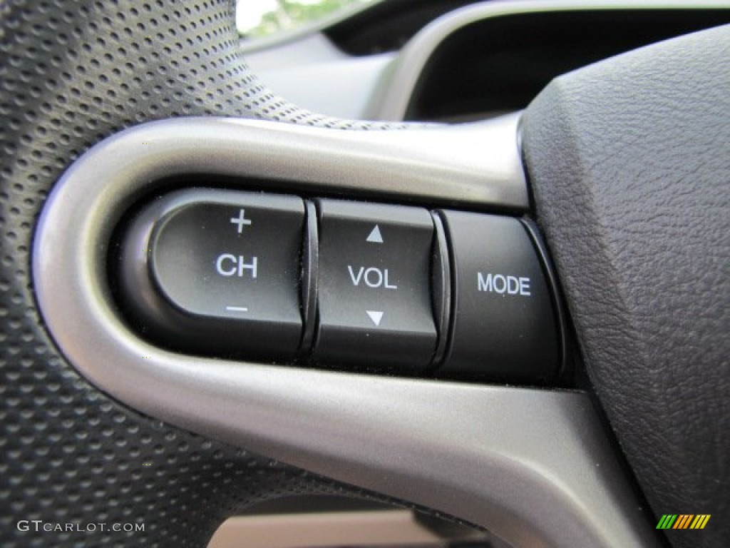 2010 Civic EX Sedan - Urban Titanium Metallic / Beige photo #15