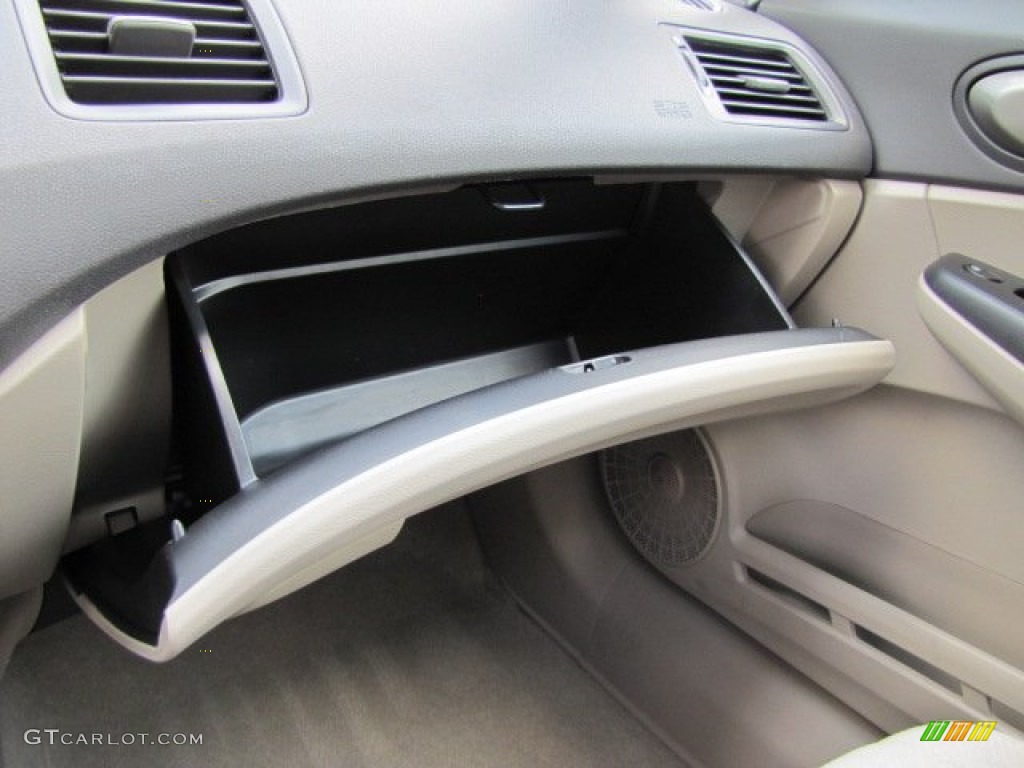2010 Civic EX Sedan - Urban Titanium Metallic / Beige photo #27