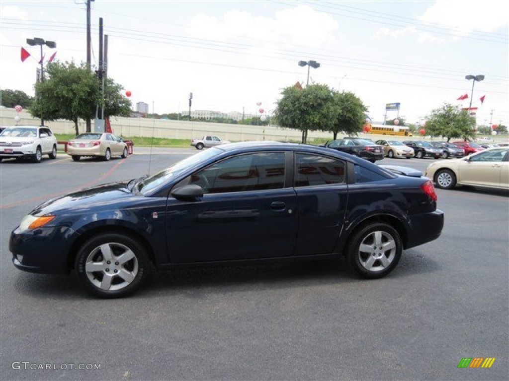 2007 ION 3 Quad Coupe - Deep Blue / Black photo #4