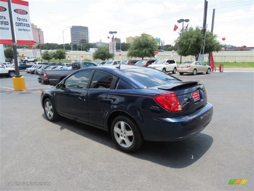 2007 ION 3 Quad Coupe - Deep Blue / Black photo #5
