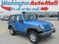 2010 Surf Blue Pearl Jeep Wrangler Sport 4x4 #83070775