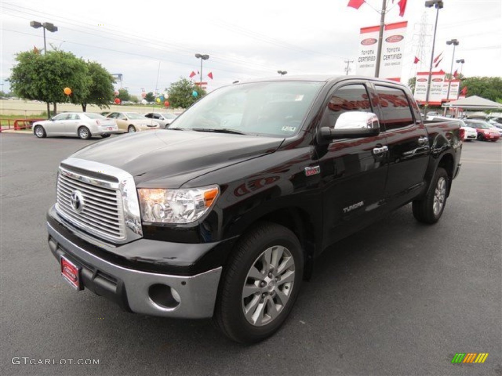 2012 Tundra Limited CrewMax - Black / Red Rock photo #3