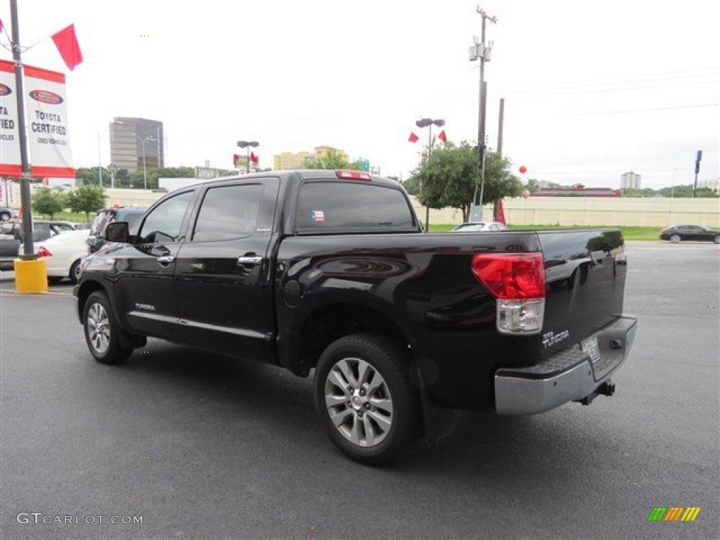 2012 Tundra Limited CrewMax - Black / Red Rock photo #5