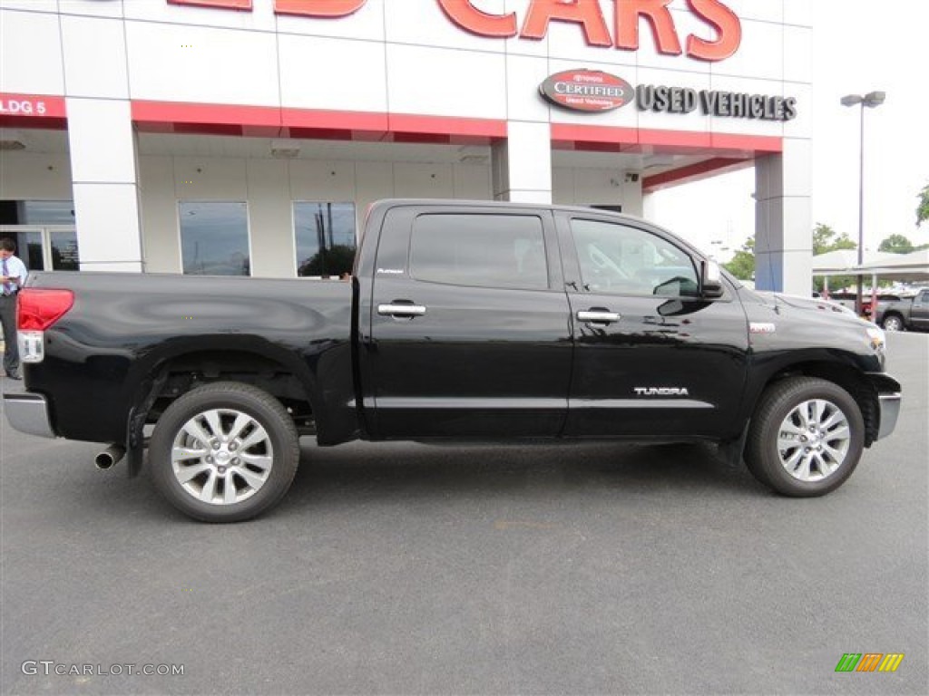 2012 Tundra Limited CrewMax - Black / Red Rock photo #8