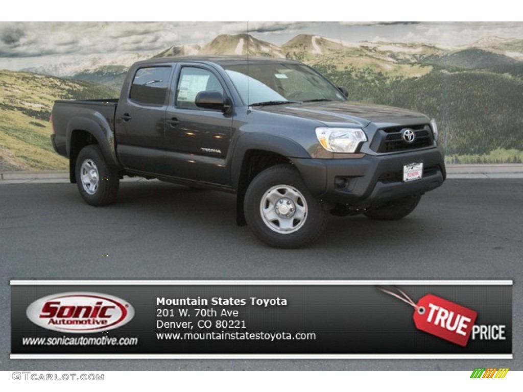 2013 Tacoma V6 Double Cab 4x4 - Magnetic Gray Metallic / Graphite photo #1