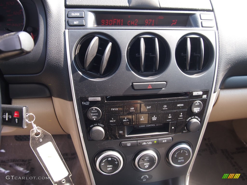 2007 MAZDA6 s Touring Sedan - Volcanic Red / Beige photo #24