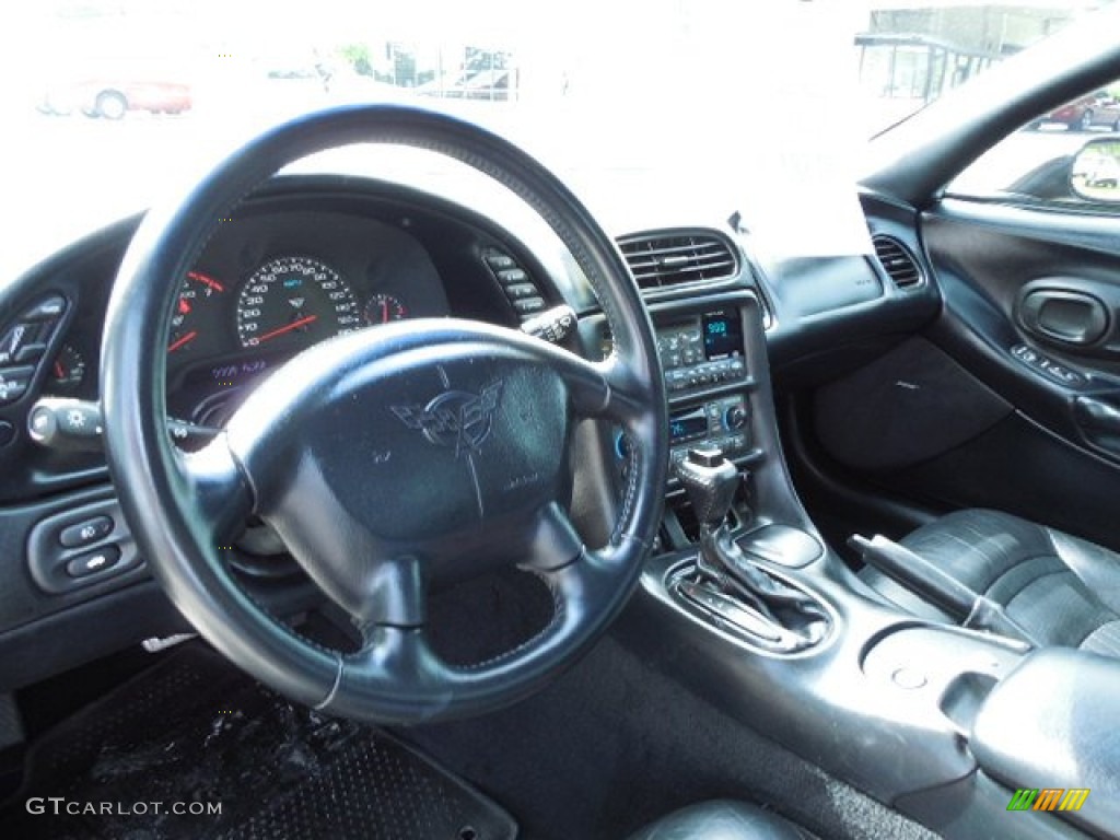 Black Interior 2000 Chevrolet Corvette Convertible Photo #83091281