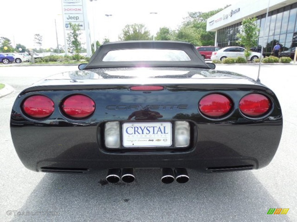 2000 Corvette Convertible - Black / Black photo #6