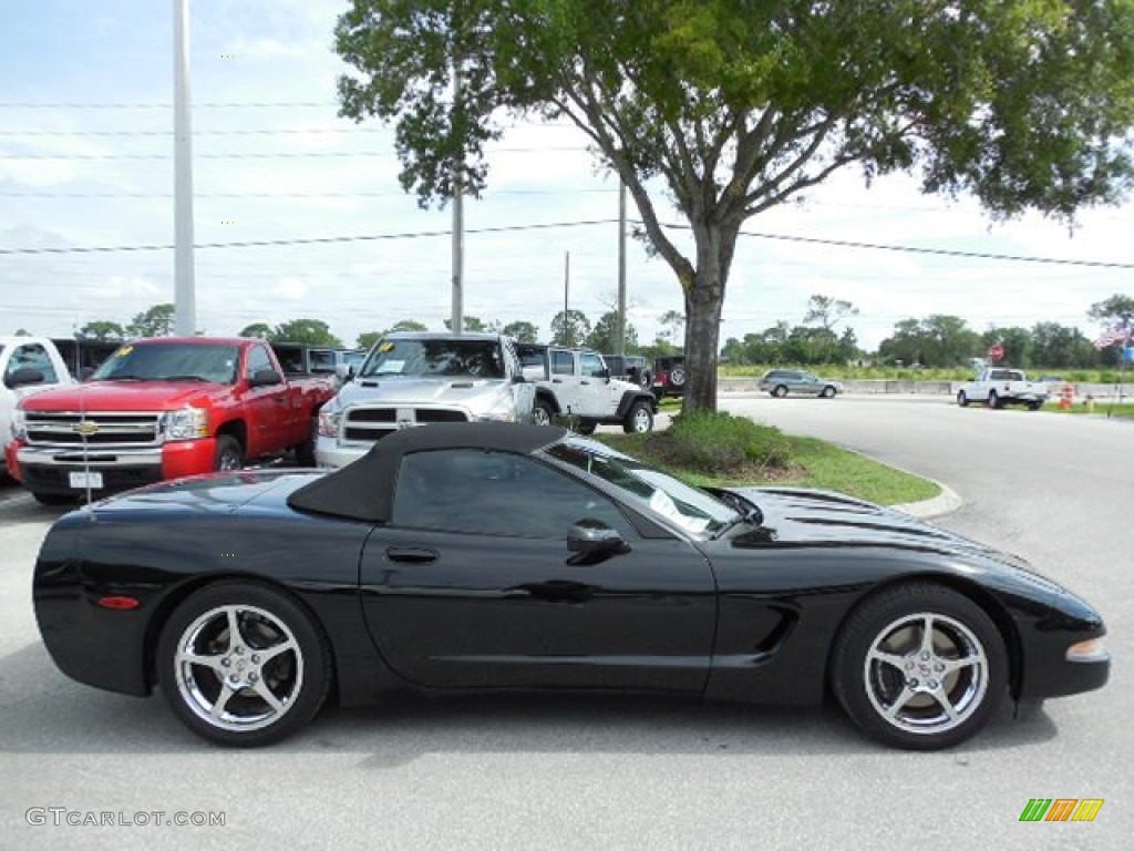 Black 2000 Chevrolet Corvette Convertible Exterior Photo #83091336