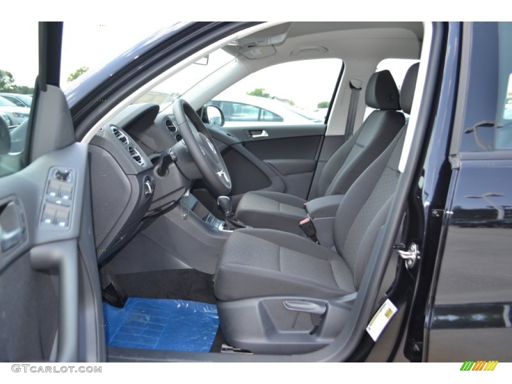 Black Interior 2013 Volkswagen Tiguan S 4Motion Photo #83091381