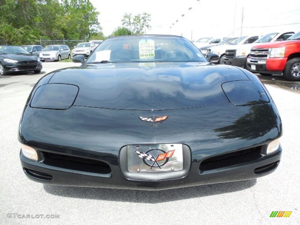 2000 Corvette Convertible - Black / Black photo #12