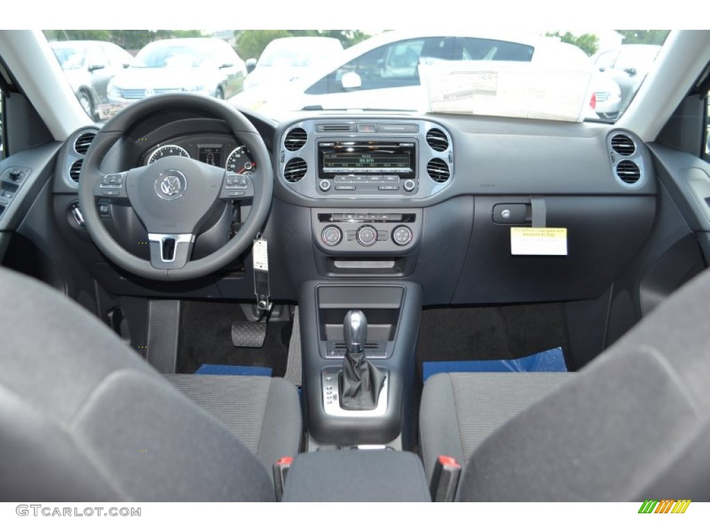 2013 Volkswagen Tiguan S 4Motion Black Dashboard Photo #83091421