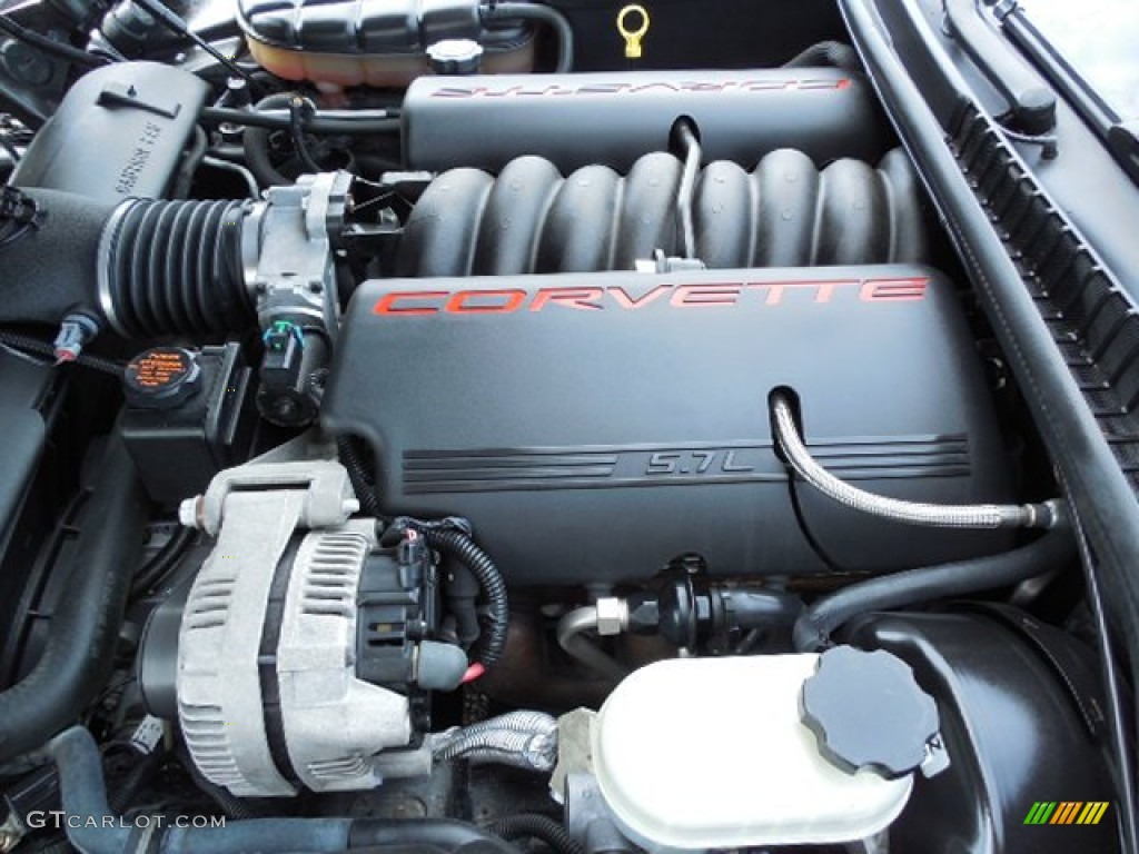 2000 Corvette Convertible - Black / Black photo #15