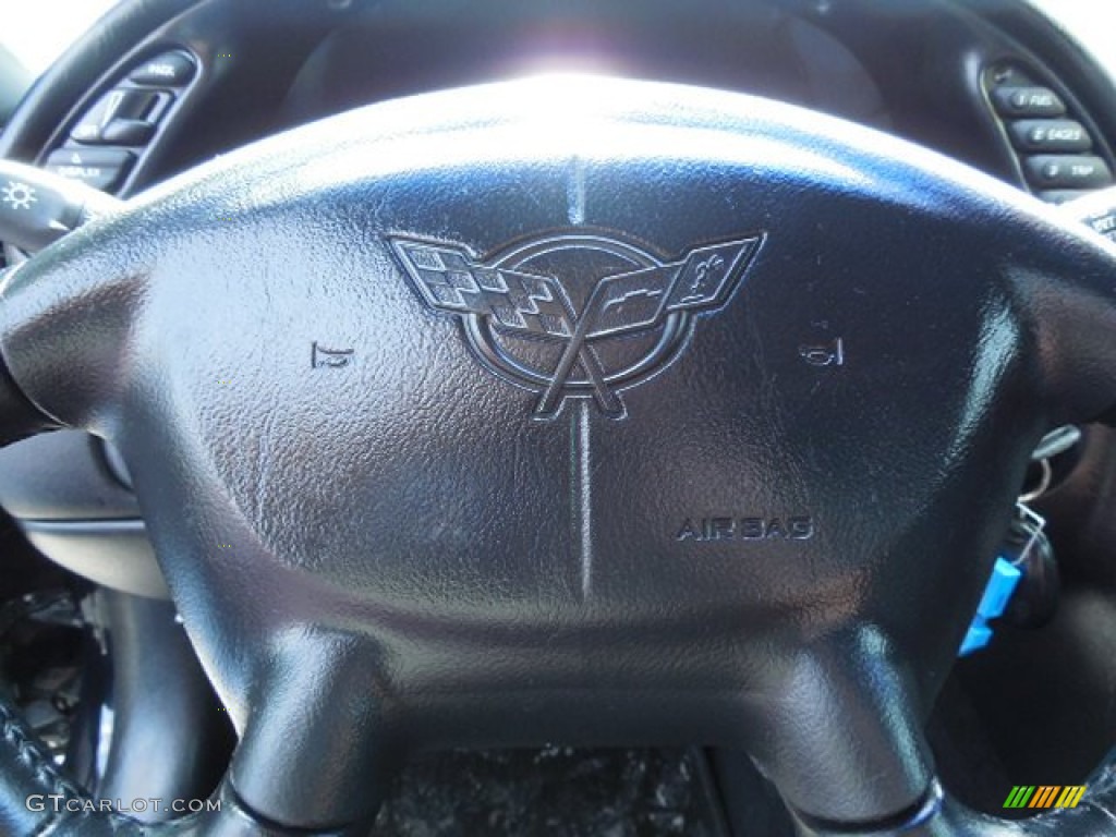 2000 Corvette Convertible - Black / Black photo #20