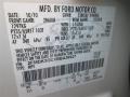 WS: White Suede 2011 Ford Edge SE Color Code