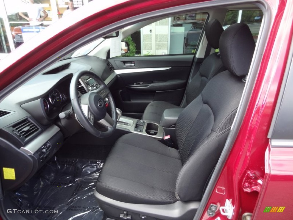 2011 Legacy 2.5i Premium - Ruby Red Pearl / Off-Black photo #9