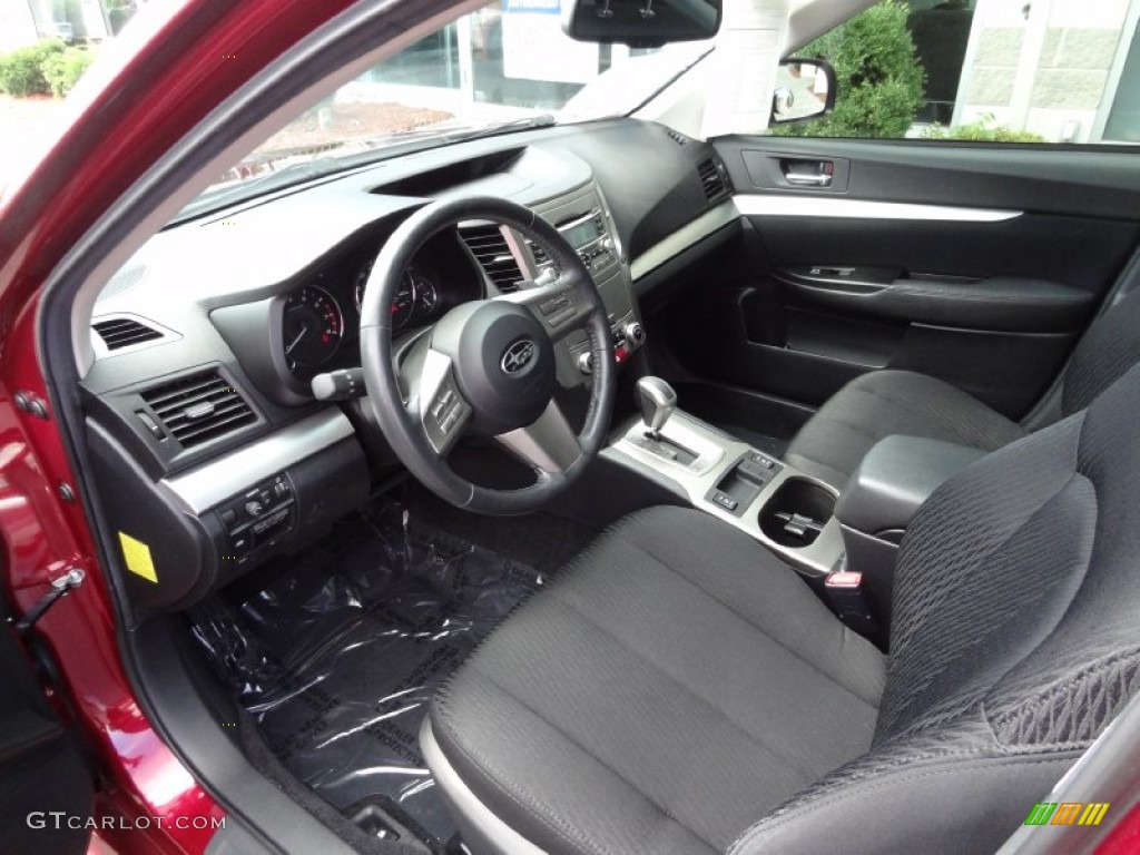 2011 Legacy 2.5i Premium - Ruby Red Pearl / Off-Black photo #10