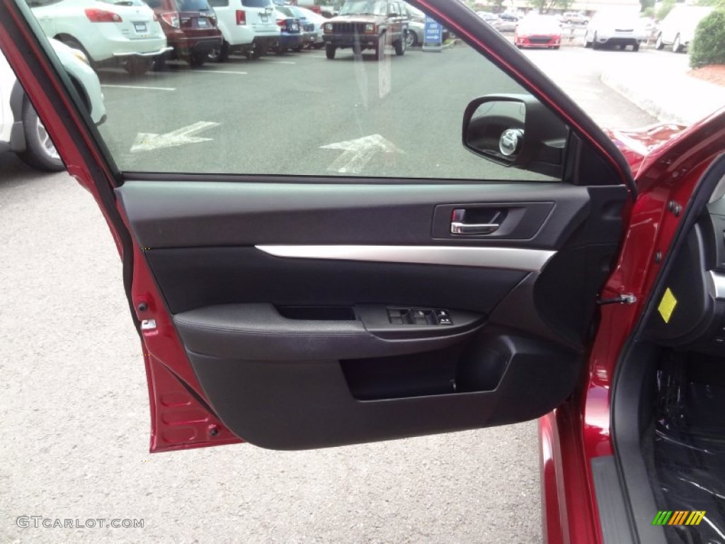 2011 Legacy 2.5i Premium - Ruby Red Pearl / Off-Black photo #11