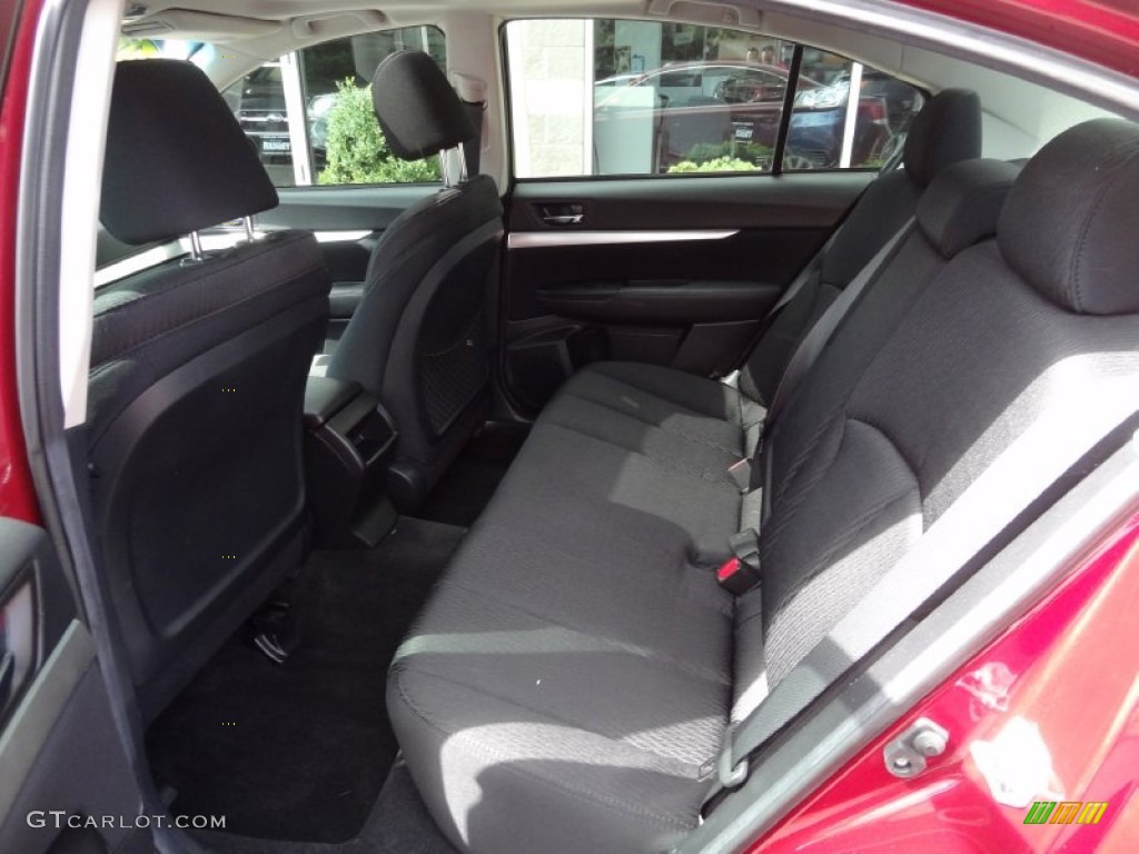 2011 Legacy 2.5i Premium - Ruby Red Pearl / Off-Black photo #16