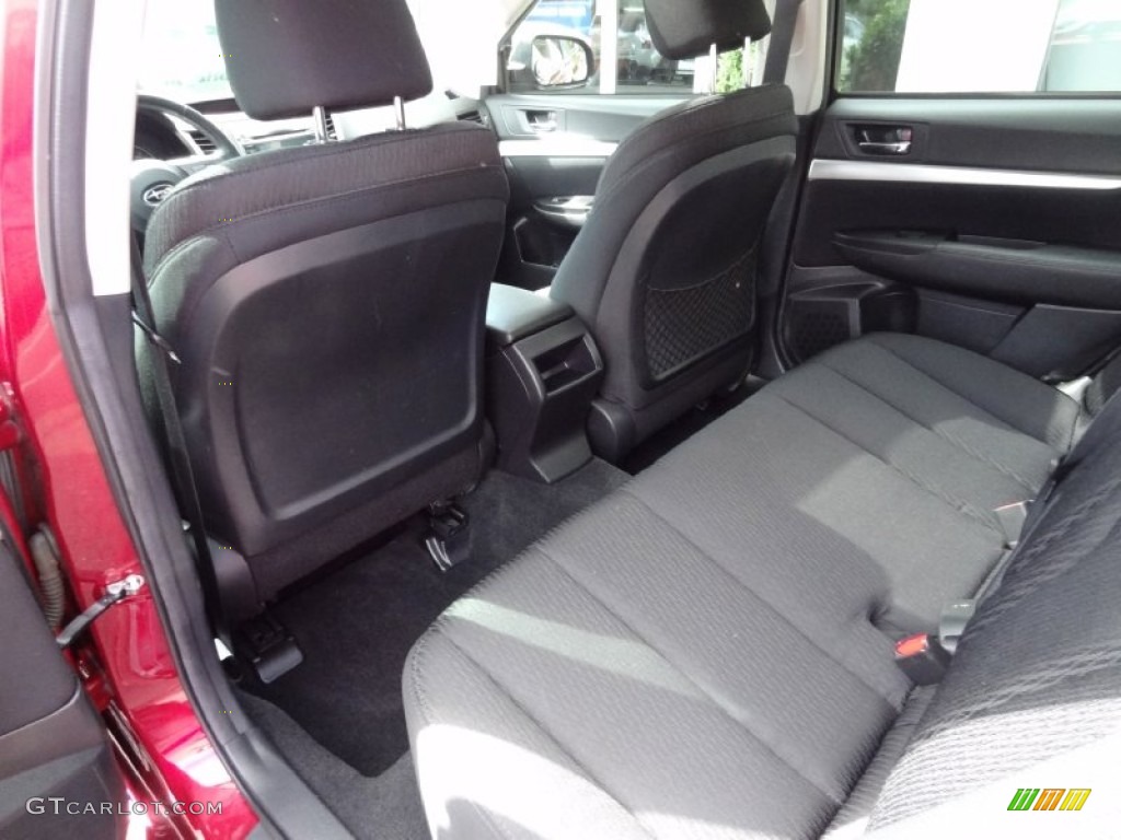 2011 Legacy 2.5i Premium - Ruby Red Pearl / Off-Black photo #17