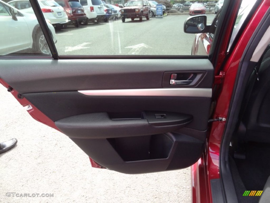 2011 Legacy 2.5i Premium - Ruby Red Pearl / Off-Black photo #18