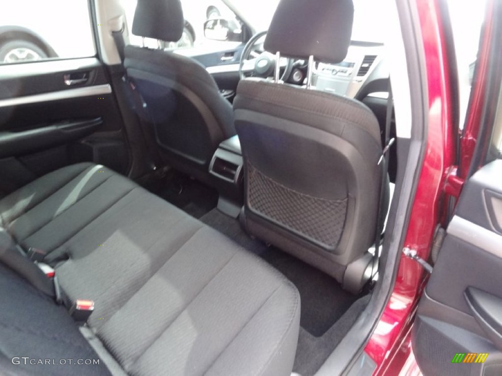 2011 Legacy 2.5i Premium - Ruby Red Pearl / Off-Black photo #21