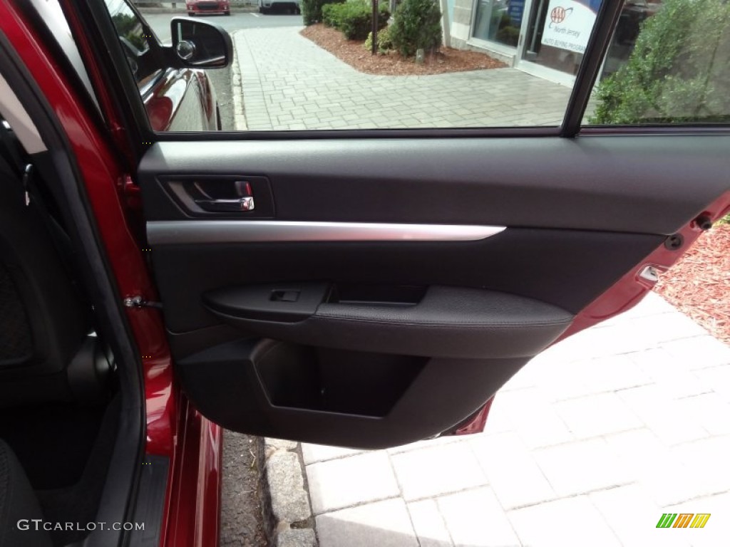 2011 Legacy 2.5i Premium - Ruby Red Pearl / Off-Black photo #22