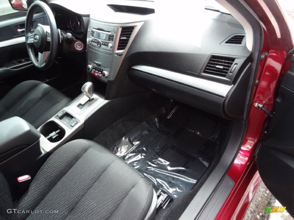 2011 Legacy 2.5i Premium - Ruby Red Pearl / Off-Black photo #24