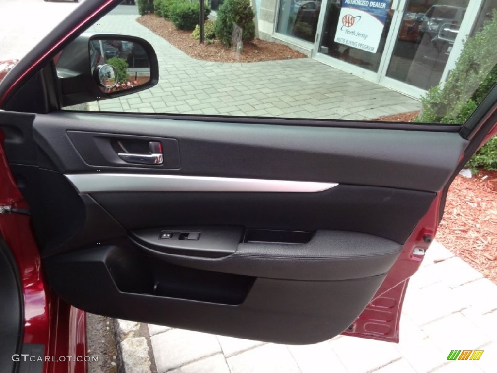 2011 Legacy 2.5i Premium - Ruby Red Pearl / Off-Black photo #25