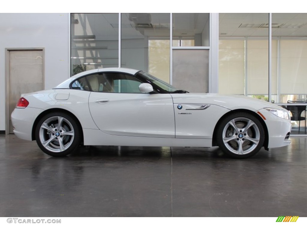 2014 Z4 sDrive28i - Alpine White / Canberra Beige photo #7