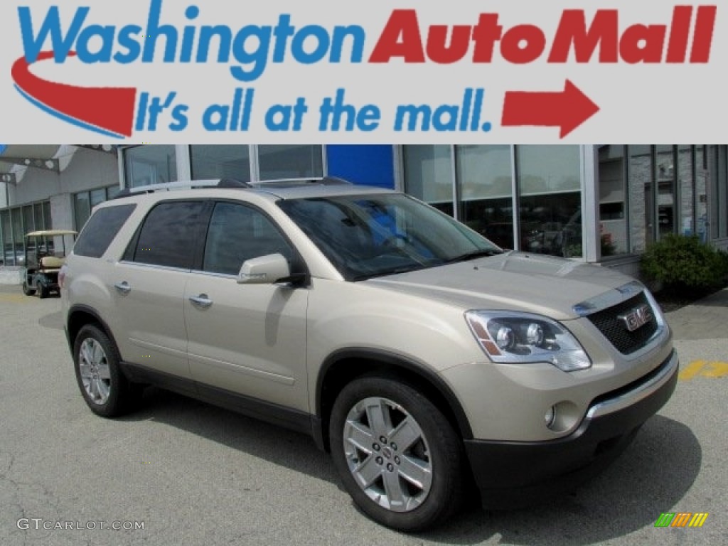 2010 Acadia SLT AWD - Gold Mist Metallic / Ebony photo #1