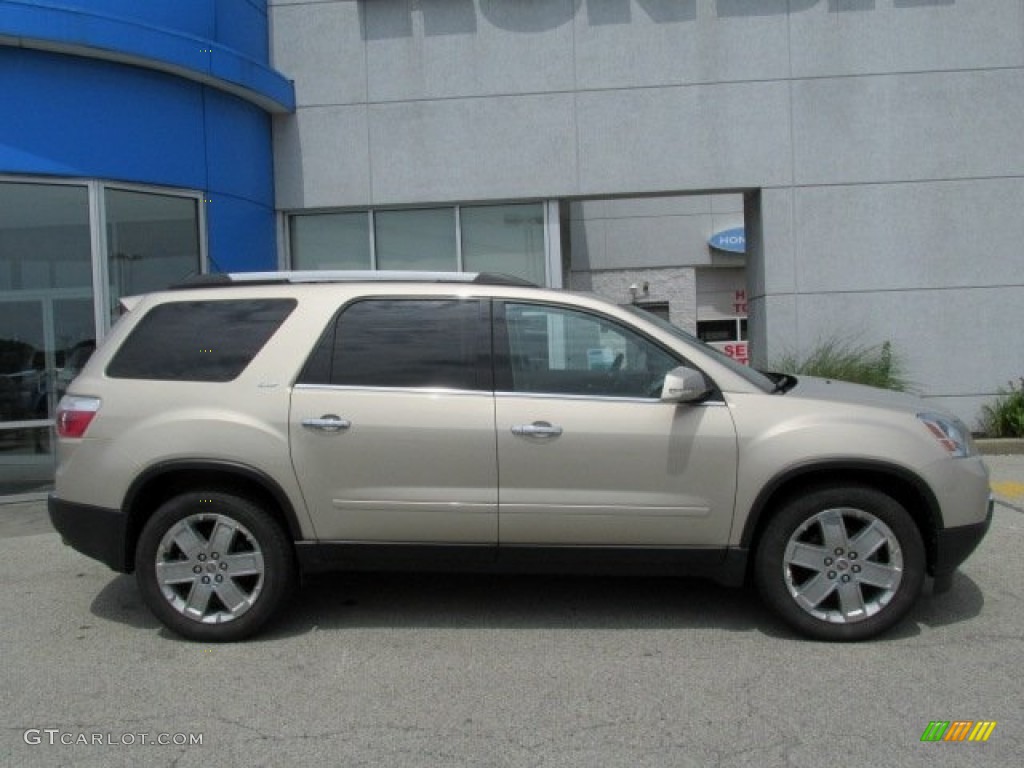 2010 Acadia SLT AWD - Gold Mist Metallic / Ebony photo #2