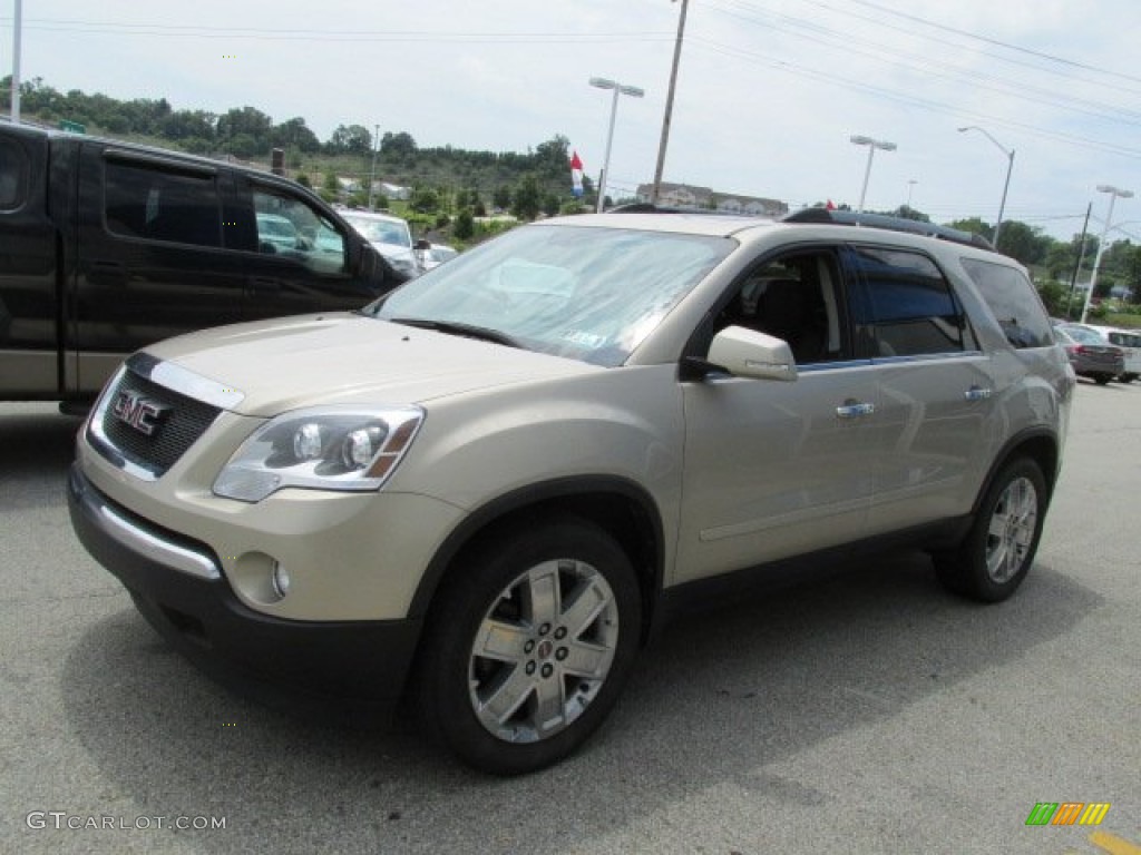 Gold Mist Metallic 2010 GMC Acadia SLT AWD Exterior Photo #83093987