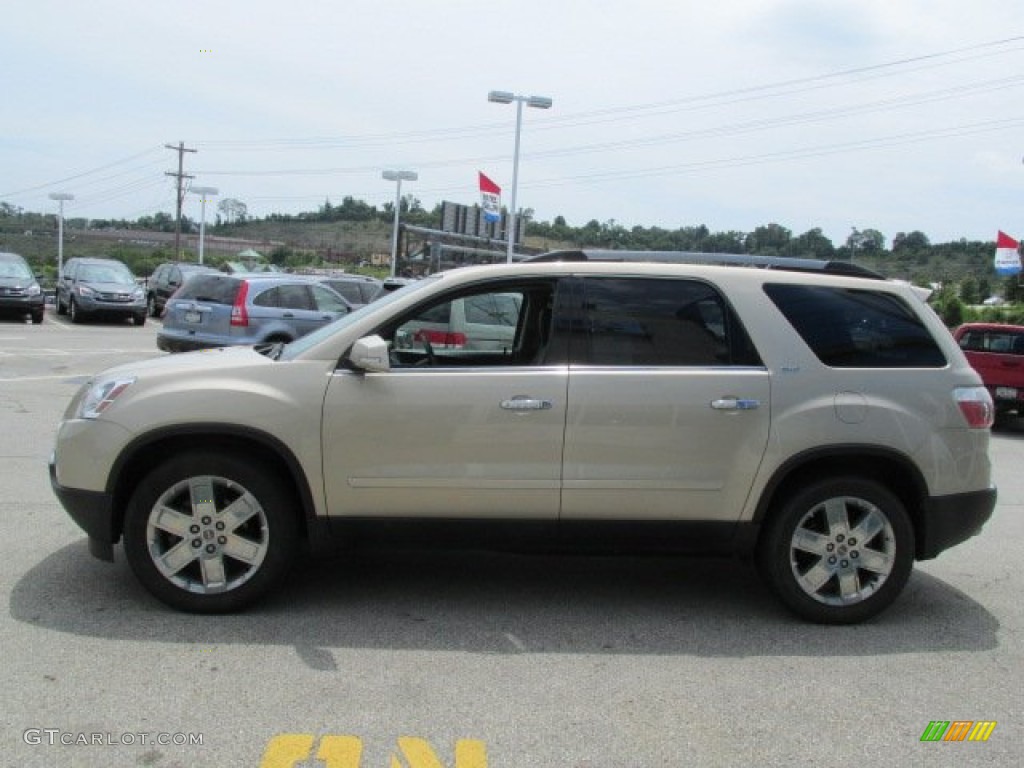 2010 Acadia SLT AWD - Gold Mist Metallic / Ebony photo #6