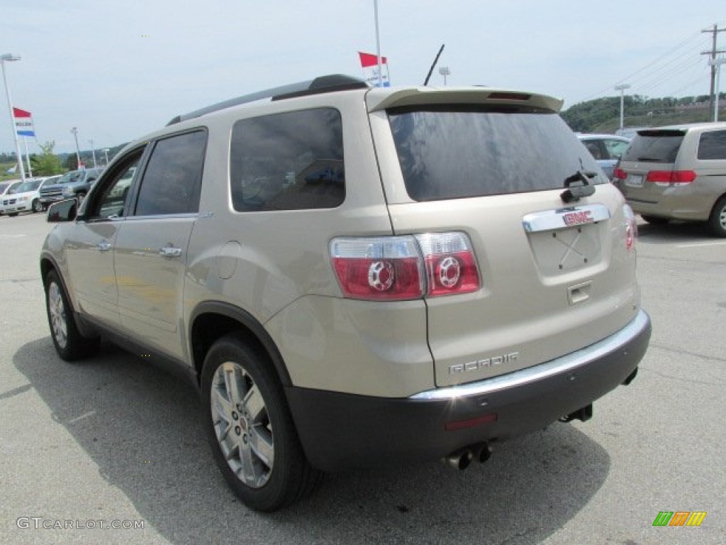 2010 Acadia SLT AWD - Gold Mist Metallic / Ebony photo #7