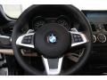 Canberra Beige 2014 BMW Z4 sDrive28i Steering Wheel