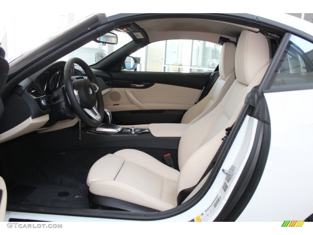 2014 Z4 sDrive28i - Alpine White / Canberra Beige photo #22