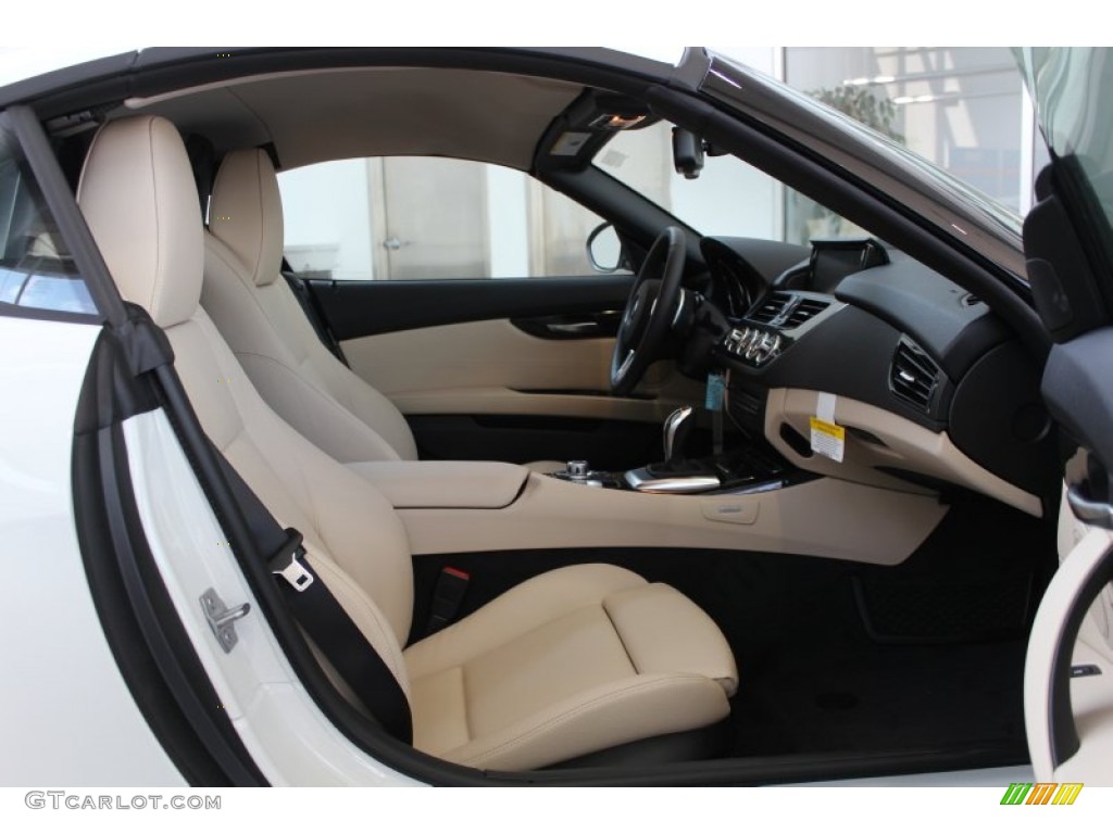 2014 Z4 sDrive28i - Alpine White / Canberra Beige photo #24