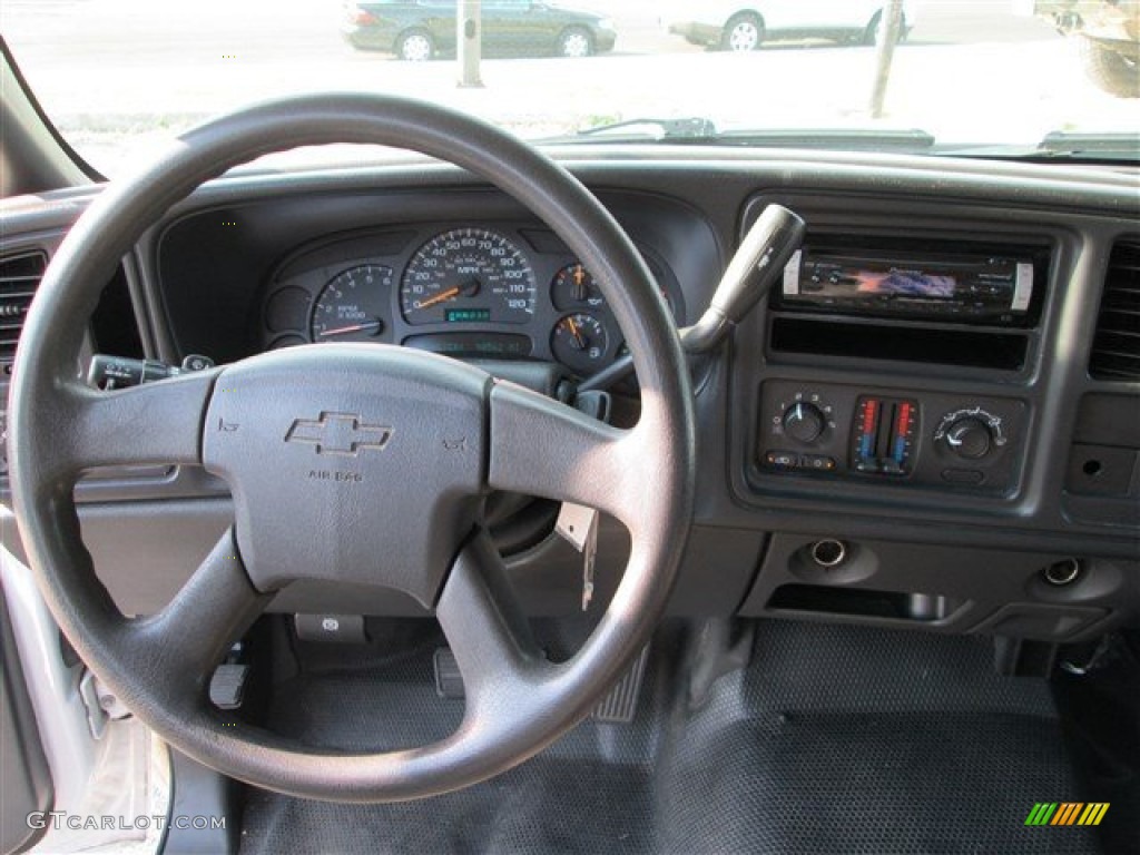 2004 Silverado 1500 LS Extended Cab - Summit White / Dark Charcoal photo #12