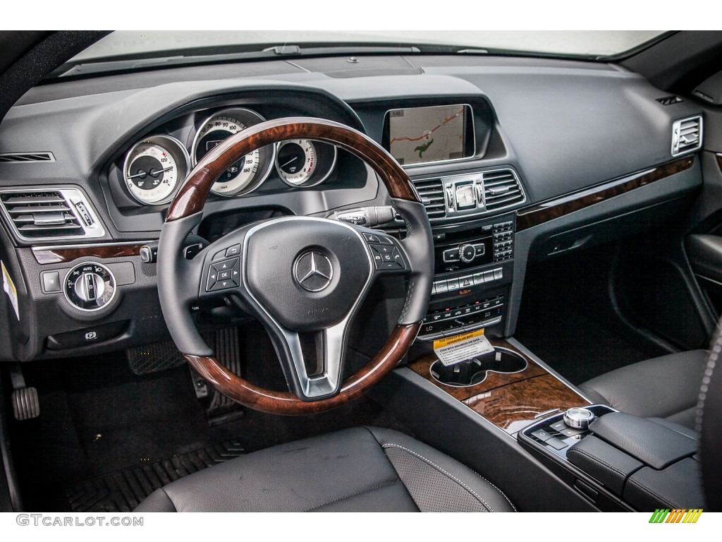 Black Interior 2014 Mercedes-Benz E 350 Coupe Photo #83094535