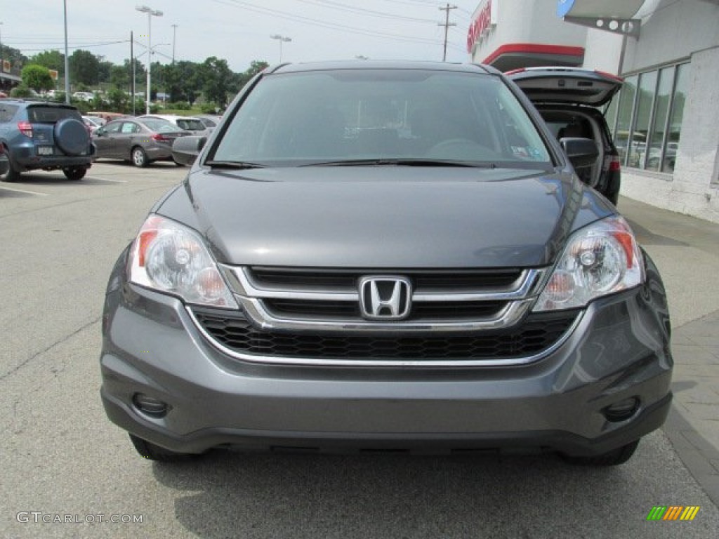 2010 CR-V EX AWD - Polished Metal Metallic / Black photo #5