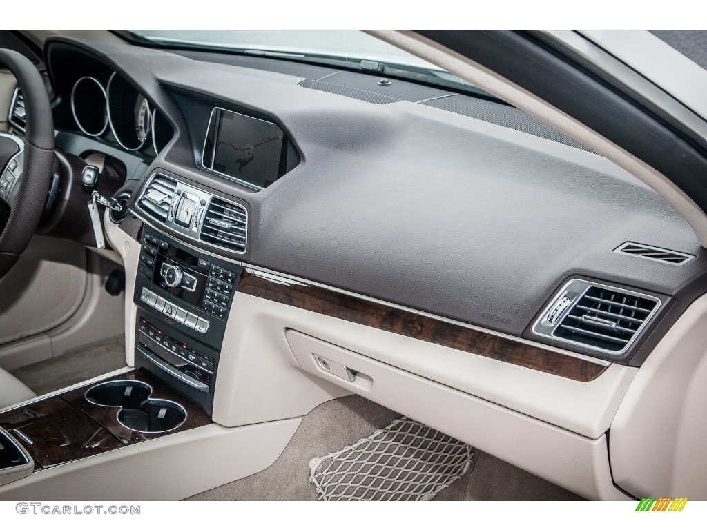 2014 Mercedes-Benz E 350 Coupe Silk Beige/Espresso Brown Dashboard Photo #83094935