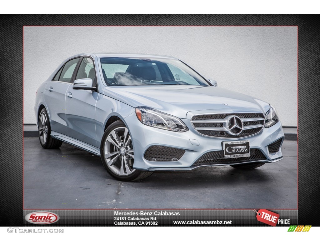 2014 E 350 Sport Sedan - Diamond Silver Metallic / Black photo #1