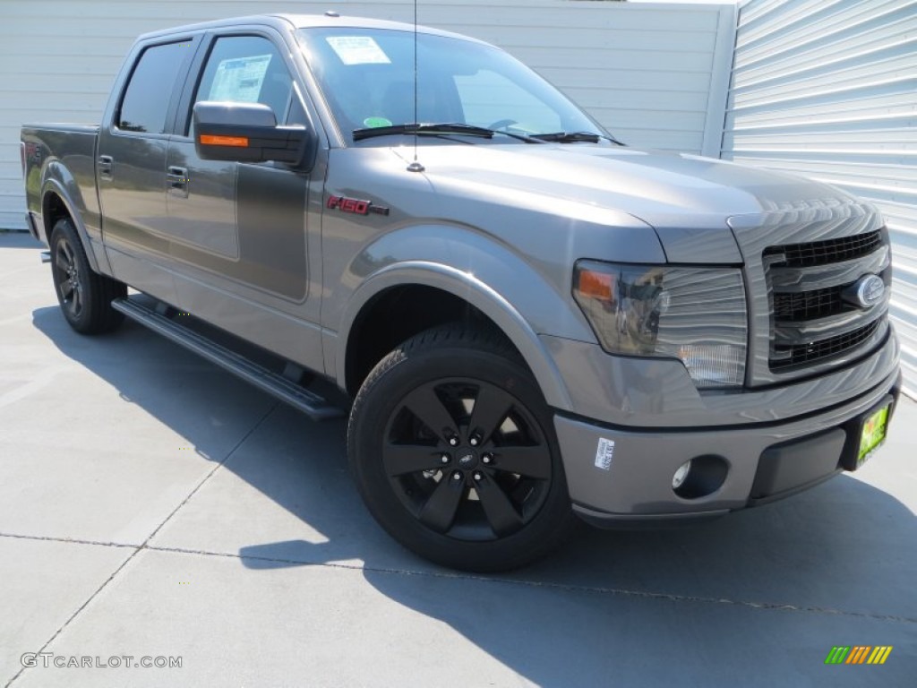 2013 F150 FX2 SuperCrew - Sterling Gray Metallic / FX Sport Appearance Black/Red photo #1