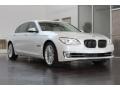 Mineral White Metallic 2013 BMW 7 Series 750Li Sedan Exterior