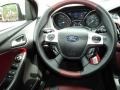 Tuscany Red Steering Wheel Photo for 2013 Ford Focus #83096200