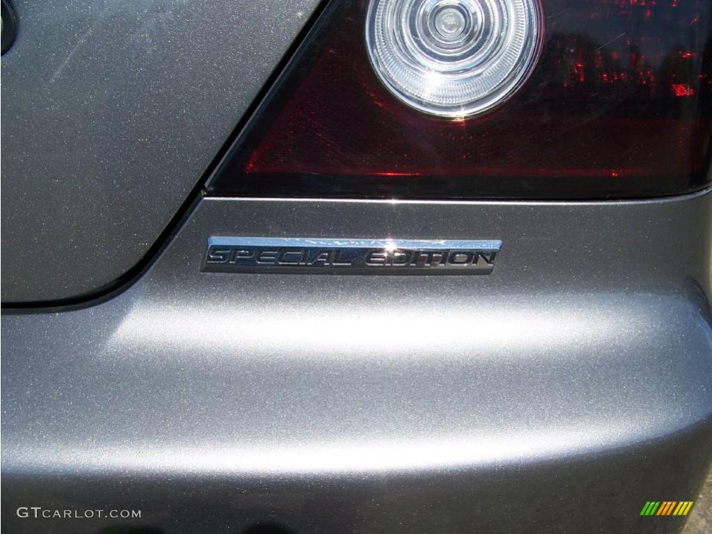 2005 Civic EX Coupe - Magnesium Metallic / Black photo #9